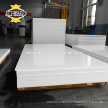 color blanco rígido 3 mm 4 mm 5 mm lámina de espuma de pvc para la impresión de muebles